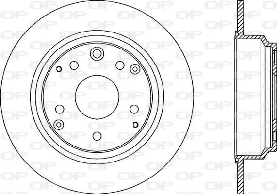 Open Parts BDR2188.10 - Kočioni disk www.molydon.hr