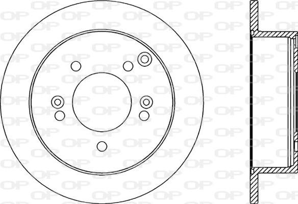 Open Parts BDR2182.10 - Kočioni disk www.molydon.hr