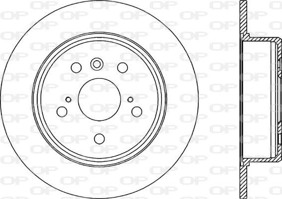 Open Parts BDR2187.10 - Kočioni disk www.molydon.hr