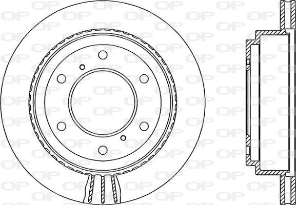 Open Parts BDR2134.20 - Kočioni disk www.molydon.hr