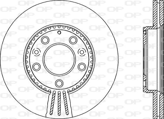 Open Parts BDR2135.20 - Kočioni disk www.molydon.hr