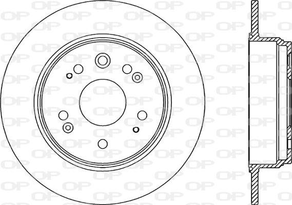 Open Parts BDR2171.10 - Kočioni disk www.molydon.hr