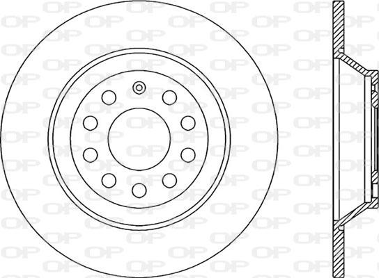 Open Parts BDR2178.10 - Kočioni disk www.molydon.hr