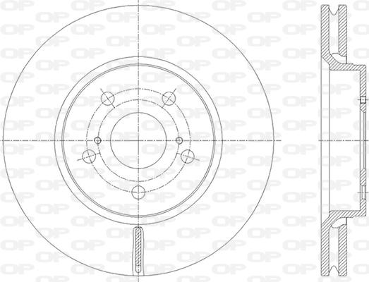 Open Parts BDR2849.20 - Kočioni disk www.molydon.hr