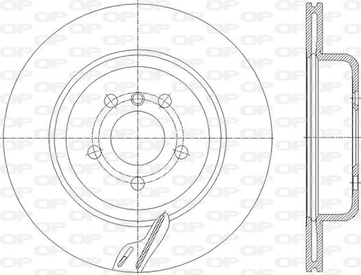 Open Parts BDR2859.20 - Kočioni disk www.molydon.hr