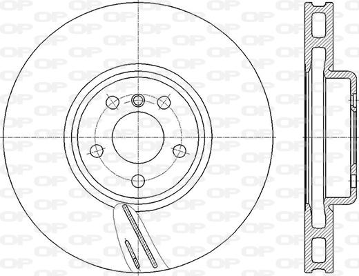 Open Parts BDR2858.20 - Kočioni disk www.molydon.hr