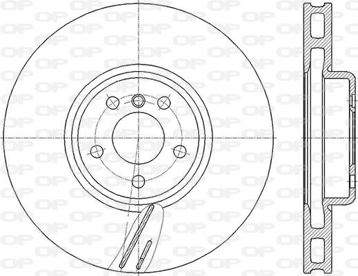 Open Parts BDR2857.20 - Kočioni disk www.molydon.hr