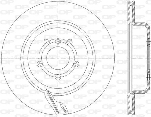 Open Parts BDR2860.20 - Kočioni disk www.molydon.hr