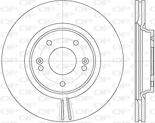 Open Parts BDR2811.20 - Kočioni disk www.molydon.hr