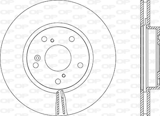 Open Parts BDR2889.20 - Kočioni disk www.molydon.hr