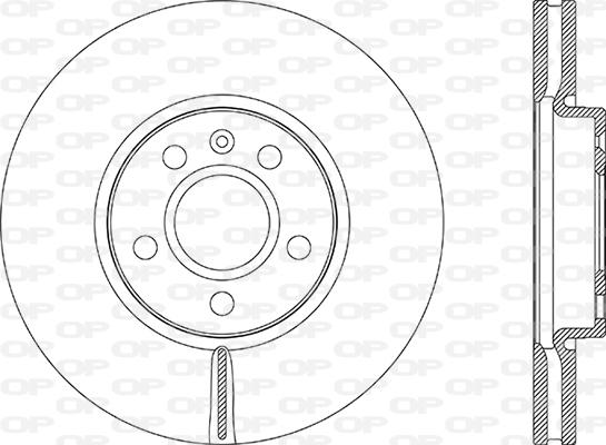 Open Parts BDR2888.20 - Kočioni disk www.molydon.hr