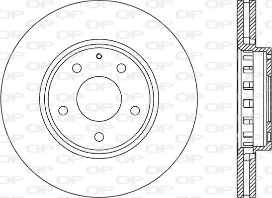 Open Parts BDR2833.20 - Kočioni disk www.molydon.hr