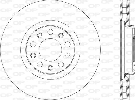 Open Parts BDR2877.20 - Kočioni disk www.molydon.hr