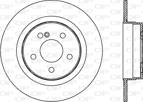 Open Parts BDR2395.10 - Kočioni disk www.molydon.hr