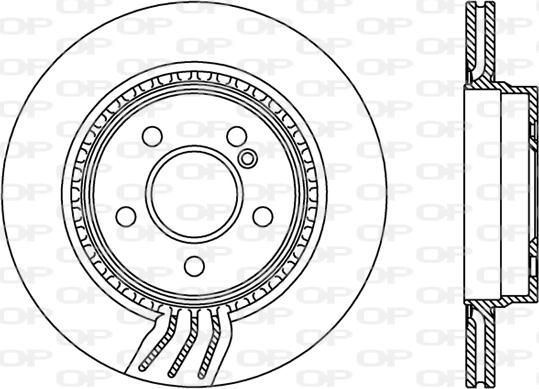 Open Parts BDR2396.20 - Kočioni disk www.molydon.hr