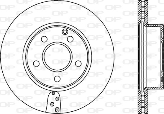 Open Parts BDR2391.20 - Kočioni disk www.molydon.hr