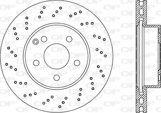 Open Parts BDR2393.25 - Kočioni disk www.molydon.hr