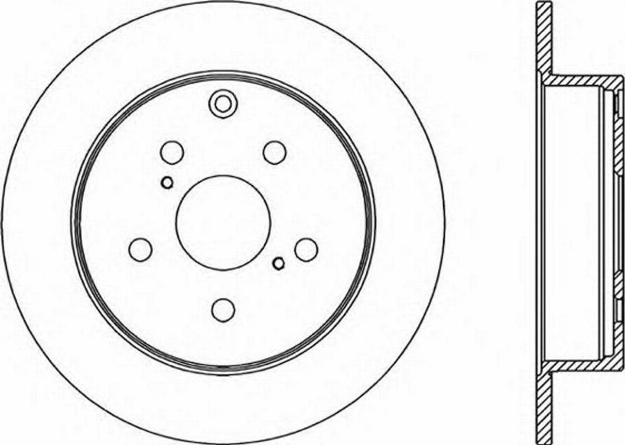 Open Parts BDR2340.10 - Kočioni disk www.molydon.hr