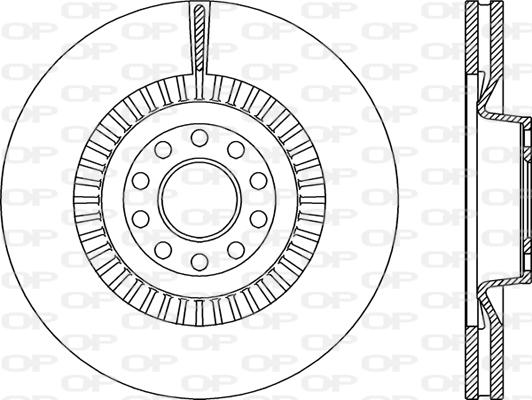 Open Parts BDR2348.20 - Kočioni disk www.molydon.hr