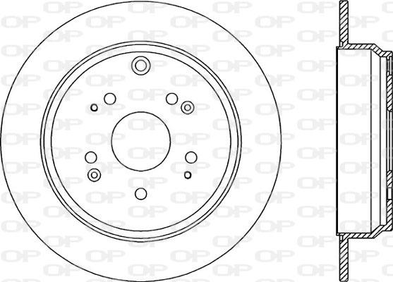 Open Parts BDR2343.10 - Kočioni disk www.molydon.hr