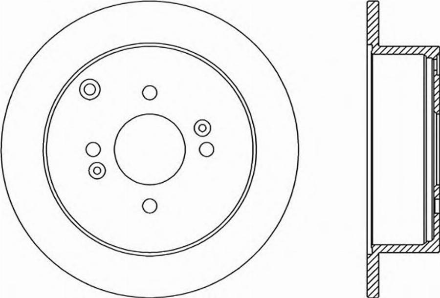 Open Parts BDR2354.10 - Kočioni disk www.molydon.hr