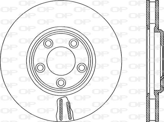 Open Parts BDR2357.20 - Kočioni disk www.molydon.hr