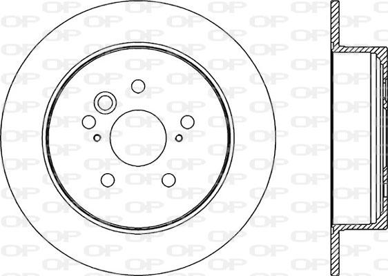 Open Parts BDR2313.10 - Kočioni disk www.molydon.hr