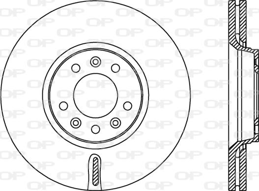 Open Parts BDR2383.20 - Kočioni disk www.molydon.hr