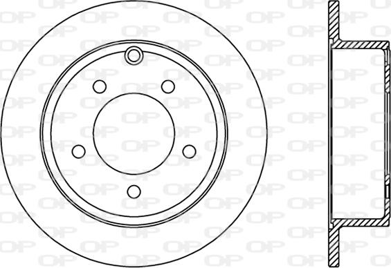 Open Parts BDR2370.10 - Kočioni disk www.molydon.hr