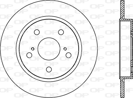 Open Parts BDR2378.10 - Kočioni disk www.molydon.hr