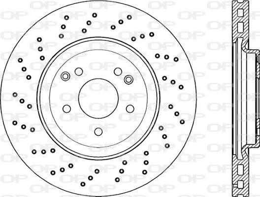 Open Parts BDR2244.25 - Kočioni disk www.molydon.hr