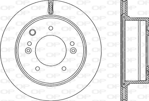 Open Parts BDR2241.20 - Kočioni disk www.molydon.hr