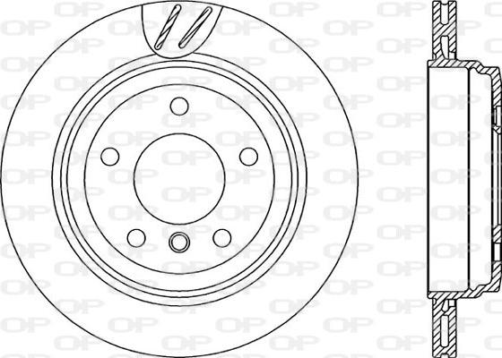 Open Parts BDR2243.20 - Kočioni disk www.molydon.hr