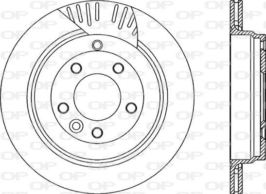 Open Parts BDR2256.20 - Kočioni disk www.molydon.hr