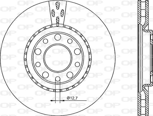 Open Parts BDR2253.20 - Kočioni disk www.molydon.hr