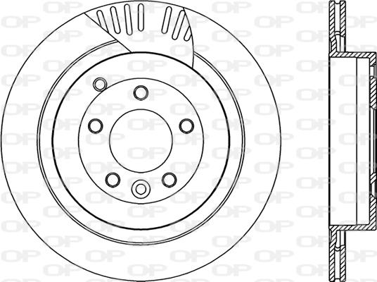 Open Parts BDR2257.20 - Kočioni disk www.molydon.hr