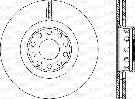 Open Parts BDR2206.20 - Kočioni disk www.molydon.hr