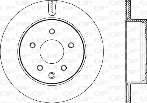 Open Parts BDR2208.20 - Kočioni disk www.molydon.hr