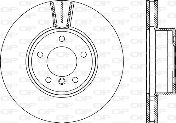 Open Parts BDR2215.20 - Kočioni disk www.molydon.hr