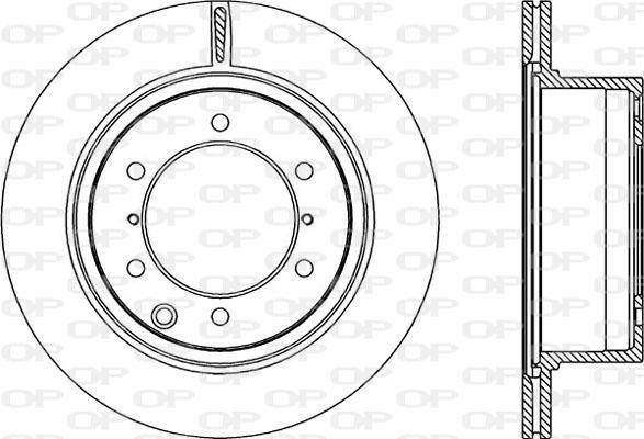 Open Parts BDR2211.20 - Kočioni disk www.molydon.hr