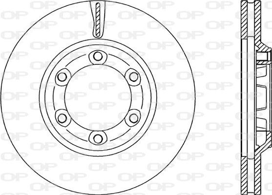 Open Parts BDR2286.20 - Kočioni disk www.molydon.hr