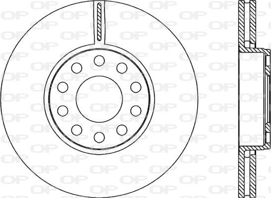 Open Parts BDR2280.20 - Kočioni disk www.molydon.hr