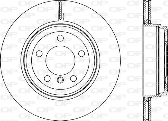 Open Parts BDR2221.20 - Kočioni disk www.molydon.hr