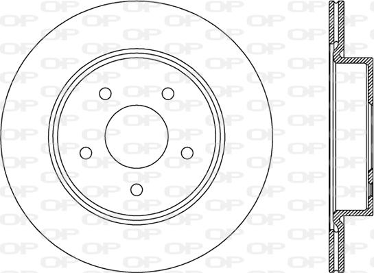 Open Parts BDR2796.20 - Kočioni disk www.molydon.hr