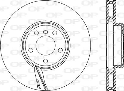 Open Parts BDR2744.20 - Kočioni disk www.molydon.hr