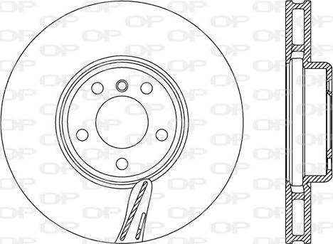 Open Parts BDR2745.20 - Kočioni disk www.molydon.hr