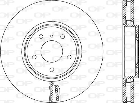 Open Parts BDR2756.20 - Kočioni disk www.molydon.hr