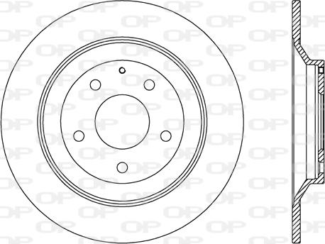 Open Parts BDR2705.10 - Kočioni disk www.molydon.hr