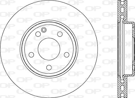 Open Parts BDR2701.20 - Kočioni disk www.molydon.hr