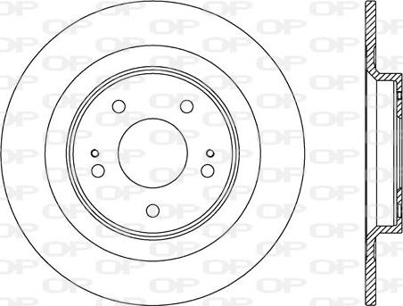 Open Parts BDR2715.10 - Kočioni disk www.molydon.hr